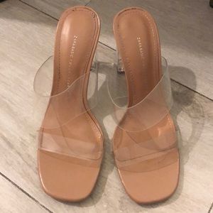 Zara clear heels